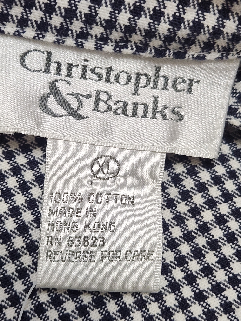 💐NEW Vtg 90s Christopher & Banks Maxi Dress XL 100% Cotton Teacher Cottagecore - Picture 12 of 16